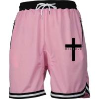 Pantalones de Baloncesto Cruzado para Hombres Línea de Malla de Secado Rápido Cintura Elástica - details 14