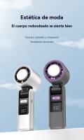 Nuevo ventilador de mano de alta velocidad de 100 velocidades, mini ventilador turbo portátil plegable con carga USB - details 9
