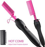 Peine Eléctrico para Alizar el Cabello Plano, Anti-Escaldante, Portátil Certificado CE - details 6