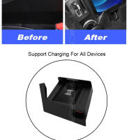 Cargador inalámbrico Qi para automóvil Cadillac CT5 Accesorios 15w Placa de carga rápida para teléfono móvil Soporte interior para piezas automáticas 2020-2023 - details 3