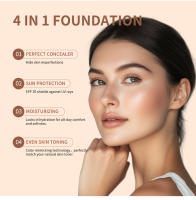 Base que cambia de Color 4 en 1, crema hidratante de larga duración, corrector resistente al agua, incluso tonificación de la piel, protector solar Spf 30, maquillaje blanqueador - details 2
