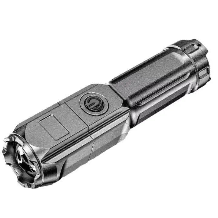 Linterna LED Recargable USB Impermeable, Zoom para Pesca y Caza, Luz Blanca de 800lm o Más, Material de Aluminio, Hecha en China - 1