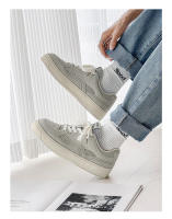 Zapatos deportivos transpirables de primavera para hombre, de estilo informal, con cordones, versátiles y de suela gruesa, de estilo sencillo, color blanco - details 20