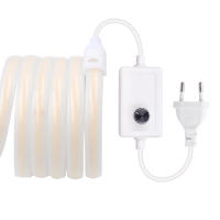 Tira de luces LED COB regulable, cinta de luz de neón, enchufe de la UE, 288 K, 3000K, 4000K, AC220V, CRI RA90, para jardín al aire libre, 6000 LED/M - details 9