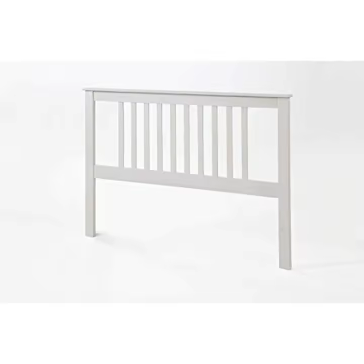 Macizo para Cama con Somier de 150 cm Color Blanco Translucido Serie Alme Medidas (100x160x2) - 1