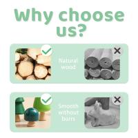 Rompecabezas educativo Montessori para niños, juego de Rayo de equilibrio para bebés, juguetes de bloques de construcción - details 15
