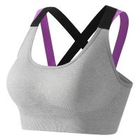 Sujetador de Yoga deportivo sin costuras para mujer, bralette de impacto activo para gimnasio, Top de Fitness, ropa interior femenina, Sujetador deportivo - details 0