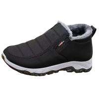 Botas de nieve cálidas para mujer, Color sólido, suela gruesa y suave, regalo para Navidad, cumpleaños y Año Nuevo, Invierno - details 4