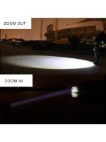 Linterna LED De Alta Potencia Para Camping Torcha Con 5 Modos De Iluminación Aleación De Aluminio Zoomable Impermeable Uso Con 3 Pilas AAA - details 10