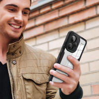 Funda de protección completa 360 para Xiaomi Redmi Note 13 Pro + Plus 5G con película protectora incorporada - details 5