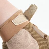 Guantes de motocicleta de tres dedos, manoplas de dedo de carreras antideslizantes Vintage, guantes sin dedos resistentes al desgaste para hombres - details 8