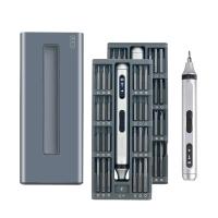 Destornillador eléctrico de precisión, multifuncional, silencioso, batería duradera, recargable, desmontaje, reparación, juego de cabezales - details 13