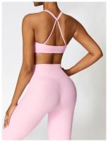 Pantalones de Yoga de cintura alta para mujer, pantalones para correr y Fitness, ropa externa, adelgazamiento, levantamiento de cadera, pantalones deportivos ajustados para ejercicio - details 43