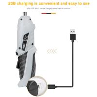 Mini Taladro Eléctrico sin Cable con Batería de 1300mAh Herramienta de Poder con Luz LED Recargable con Tornillo de Acero - details 3