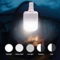 Bombilla Led de emergencia recargable portátil, lámpara con carga usb, 50W - details 3