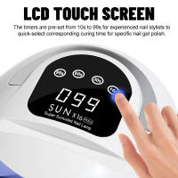Secador de Gel de Uñas Profesional Portátil LED SUN X16 Max Lámpara de Secado UV de Pantalla Táctil - details 1