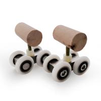 Juguetes de Entrenamiento para Pájaros 6Pcs Anillo de Empilhaje Mini Carro de Compras Patinetas Bola de Campana Mesa de Tricks para Pájaros Material de Madera Dangerous Goods Normales Producto Universal para Interior - details 7