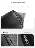 Bolso de mano de gran capacidad con cremallera cuadrada Horizontal para mujer, bolso de hombro de moda, nuevo, 2024 - details 11