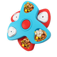 Juguete de rompecabezas de 2 capas giratorias para perros, alimentador lento interactivo para aumentar la comida de los perros, juguetes para el bienestar Mental, entrenamiento IQ - details 0