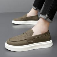 Zapatos de Cuero Casuales para Hombres Hechos a Mano Mocasines y Náuticos con Estilo al Aire Libre - details 9