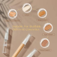 Botella con bomba de vacío transparente sin aire, crema cosmética para ojos, dispensador de tamaño de viaje, contenedores rellenables, herramientas de maquillaje portátiles, 5/10/15ml - details 4