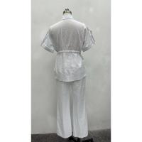 Novedad de verano, moda informal para mujer, conjunto de dos piezas con bolsillo y cordón estilo Cargo, ropa de mujer - details 9