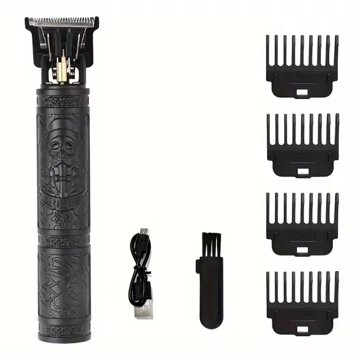 Afeitadora eléctrica para hombres, recortadora de pelo corporal, recortadora de barba, Afeitadora eléctrica húmeda/seca, afeitadora corporal recargable inalámbrica para hombres - 1