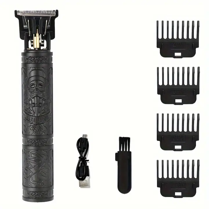 Afeitadora eléctrica para hombres, recortadora de pelo corporal, recortadora de barba, Afeitadora eléctrica húmeda/seca, afeitadora corporal recargable inalámbrica para hombres - 1