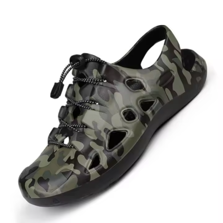 Zuecos de marca para Hombre, sandalias informales de EVA, ligeras, coloridas, para playa y verano, gran oferta - 1