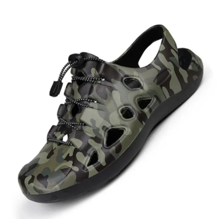 Zuecos de marca para Hombre, sandalias informales de EVA, ligeras, coloridas, para playa y verano, gran oferta - 1