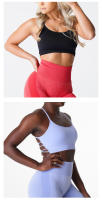 Sujetador invencible sin costuras para mujer, ropa interior deportiva de licra, elástica, transpirable, mejora el pecho, ocio - details 3
