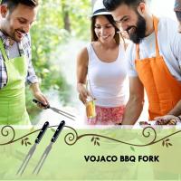 Tenedores de barbacoa de acero inoxidable, 2 uds., rved de 10 pulgadas para servir, cocinar, asar y hornear - details 5