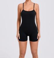 Traje deportivo de secado rápido de color sólido, cómodo para correr, pedalar, mango sin mangas de yoga - details 8