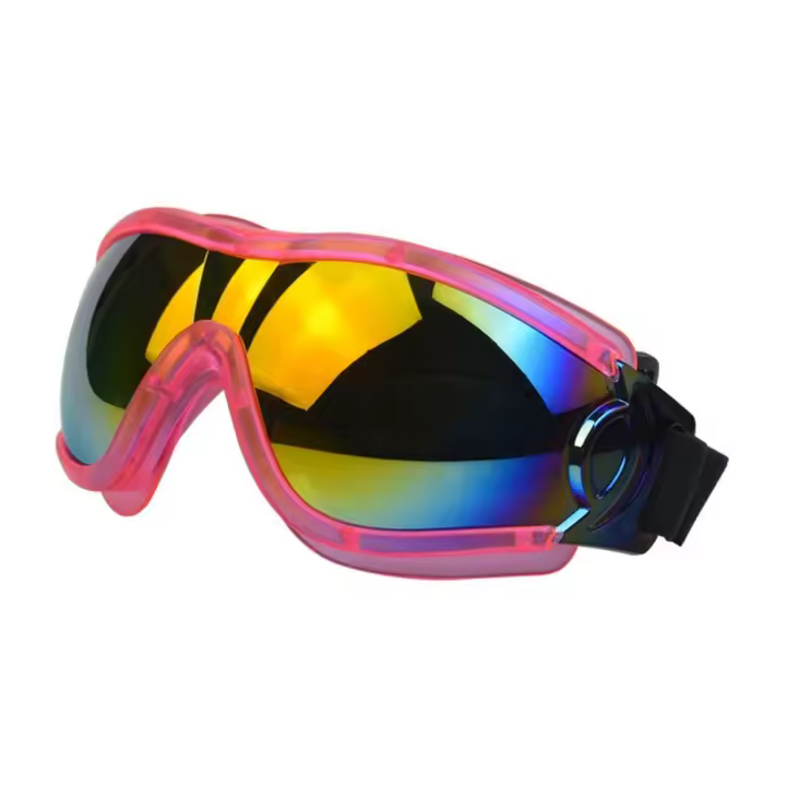 Gafas de sol para perros con correa ajustable, antiniebla, impermeables, gafas para mascotas, marco Flexible, protección contra el polvo, gafas para perros medianos y grandes - 1