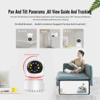 Cámara WiFi de doble banda 5G 1080P visión nocturna a todo color + monitoreo remoto del teléfono móvil, detección inteligente del cuerpo humano + voz bidireccional, cámara de red inalámbrica interior - details 2