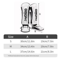 Kickbo Bo espinilleras Muay Thai artes marciales Sanda Wushu Protector de pierna Taekwondo tobilleras - details 2
