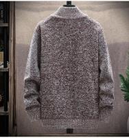 Cardigánes de Punto para Hombres en Invierno Cuellos Elevados, Gruesos, Moda Casual - details 13