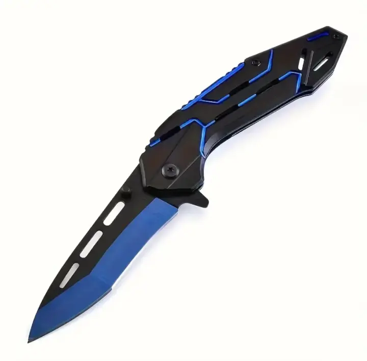 Cuchillo Plegable Portátil de Alta Dureza Multifuncional para Supervivencia al Aire Libre - 1