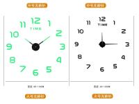 Reloj de pared grande de diseño moderno a la moda, relojes de cuarzo 3D DIY, pegatinas de espejo acrílico, decoración del hogar para sala de estar - details 4