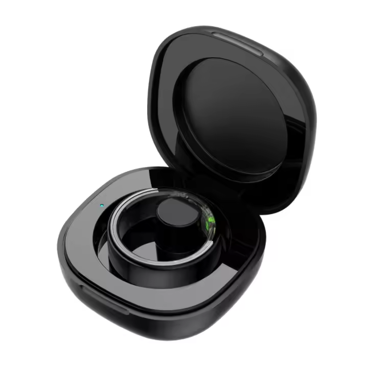 Anillo Inteligente, Rastreador de Actividad y Sueño con Duración de Batería de 7 Días, Monitor de Oxígeno en Sangre y Ritmo Cardíaco, Contador de Pasos y Calorías, Impermeable y Compatible con iOS Android - 1