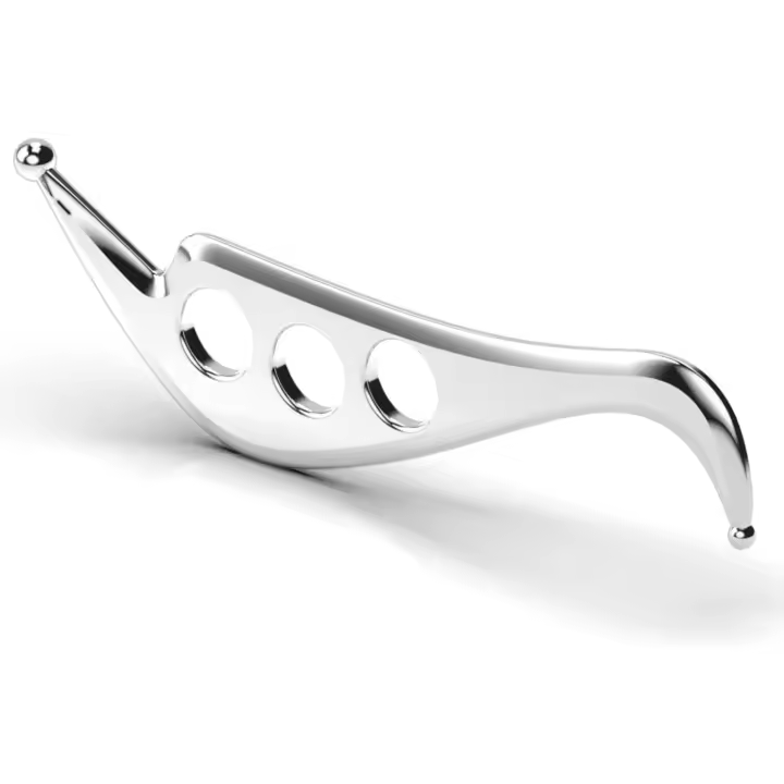 Scttomon Herramienta de Gua Sha de Acero Inoxidable Rascador de Músculos para Alivio de Tecnología de Liberación Miofascial - 1