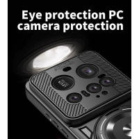 Con soporte giratorio de 360 ​​grados °   Funda magnética inalámbrica 2 en 1 para Xiaomi Ultra 15 14T Pro con carga para coche a prueba de golpes - details 4