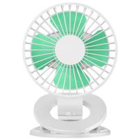 Mini ventilador eléctrico Personal portátil para cama, escritorio, asiento de coche, carga de dormitorio, Clip USB para el hogar pequeño - details 1