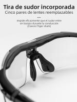 RockBros-Gafas de sol polarizadas de ciclismo, gafas para bicicleta de montaña y carrera, 5 lentes de protección, para hombre - details 15