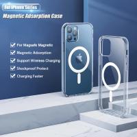 Magsafe-funda magnética de carga inalámbrica, cubierta a prueba de golpes para iPhone 14, 12, 11, 13 Pro MAX, Mini, XR, X, XS MAX, 7, 8 Plus, SE 2020 - details 3
