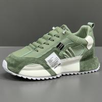 Zapatos cómodos de plataforma de moda para caminar al aire libre, trotar, acampar, zapatillas de deporte con cordones para hombres para todas las estaciones - details 1