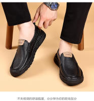 Nuevos zapatos casuales de cabeza redonda para hombres de cuero para hombres, mocasines, zapatos para hombres - details 19