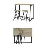 Juego de Muebles de Comedor Mesa Central, Juego de Balcón de 3 Piezas, Juego de Bar - details 18