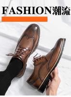 Zapatos Oxford hechos a mano para hombre Zapatos de vestir de cuero gris para hombre Zapatos formales de negocios clásicos para hombres - details 0