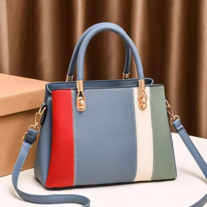 Bolso de mensajero de moda para mujer, colores brillantes, tendencia callejera de gran capacidad - 1
